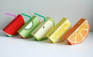 Jugo de frutas: packaging atractivo