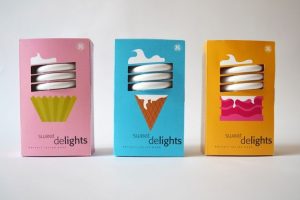 Foco helado: packaging creativo