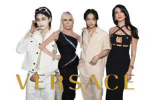 Hyunjin con Donatella Versace