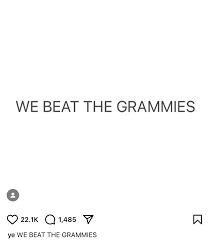 Publicación en instagram por Kanye West.