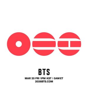 logo de comeack de BTS 2026
