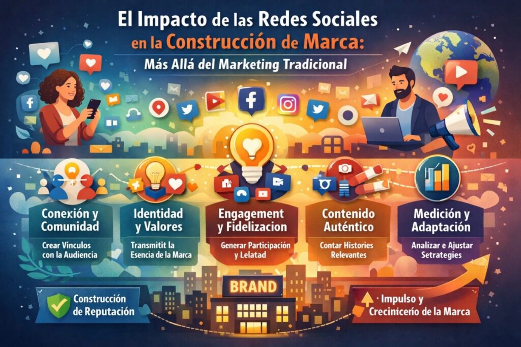 El Impacto de las Redes Sociales en la construcción de marca.