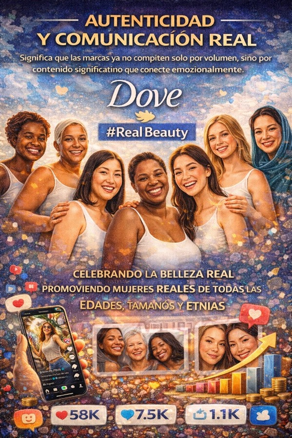 Campaña Real Beauty de Dove. 