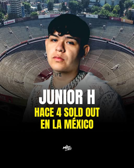 Junior H rompe récord histórico y agota seis fechas en la plaza de toros  “La México”
